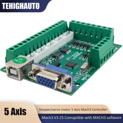 MACH3 CNC Breakout Board USB 100KHz 5-Axis Interface Driver Motion Controller - Image 1 of 4
