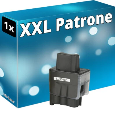TINTE PATRONE kompatibel BROTHER DCP110c DCP115c FAX 1835 FAX1840 LC-900 schwarz - Bild 1 von 4