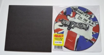 SEX PISTOLS -Anarchy In The UK Pic Disc 2012 And Reissue With Black Sleeve 2007 - Image 1 of 4