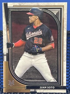 2021 Topps Museum Collection JUAN SOTO Washington Nationals Base 3 - Picture 1 of 2