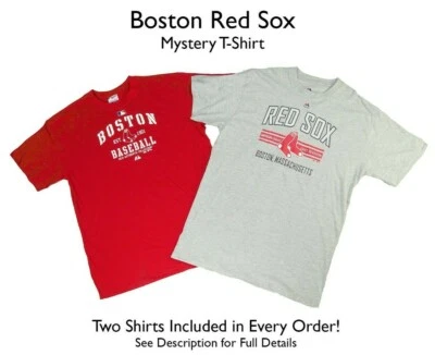 Boston Red Sox Men's Big &Tall 2 SHIRTS! *MYSTERY SHIRT* MLB - Image 1 of 4