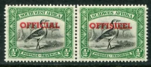 South West Africa 1952 official ½d SG O.28 hinged mint (cat. £20 as u/m) - Picture 1 of 2