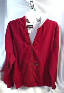 Dickies Men's Thermal Lined Fleece hoodie sweatshirt Red Large-2x Retail $70 new - Picture 1 of 2