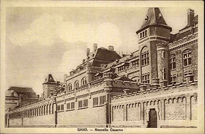 Gent Gand Belgien Belgium AK ~1910 Nouvelle Caserne Kaserne Building ungelaufen - Picture 1 of 2