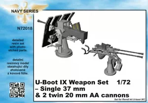CMK 129-N72018 - Juego de armas 1:72 U-Boot IX - Kit único AA para Revell - Nuevo - Imagen 1 de 1