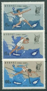 Chipre 1967 Juegos de Atletismo 295/97 MNH. - Imagen 1 de 1