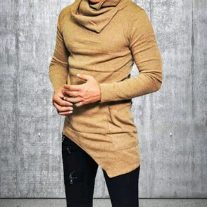 Maglione girocollo irregolare primavera autunno uomo pullover top maglia uomo - Foto 1 di 12