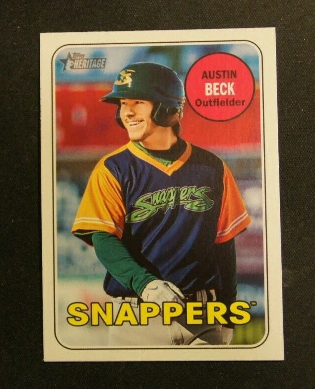 2018 Topps Heritage Minors, Beloit Snappers - AUSTIN BECK - Image 1 of 1