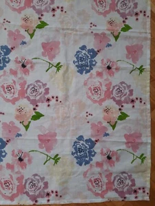 Burt's Bees Baby Spring Floral Roses Cotton Baby Swaddle Receiving Blanket NWOT - Picture 1 of 13