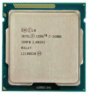 Intel I7-2600K 3.4GHz LGA 1155 32nm 4-CORE 8M Core i7 2nd Gen CPU Processors - Bild 1 von 2