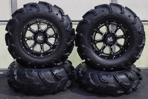 KAWASAKI MULE PRO FXT 28" MAXXIS ZILLA ATV TIRE & 14" HL4 WHEEL KIT KAW11K - Picture 1 of 7