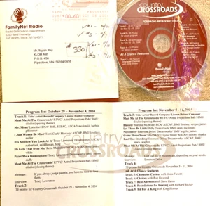 10/29-11/25/04 BROTHER JON RIVERS COUNTRY CROSSROADS 4 30 MIN SHOWS, 4 GUESTS - Picture 1 of 2