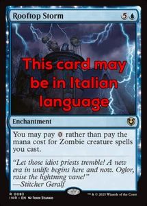 MTG ROOFTOP STORM EXC - TEMPESTA SPAZZATETTI 83 - INR - MAGIC - Imagen 1 de 1