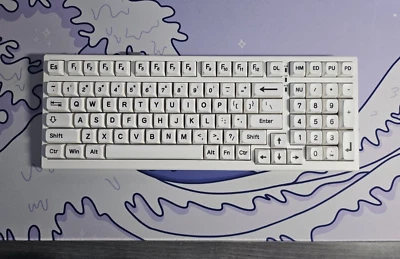 Custom Silent 96% Wireless Keyboard | YZ98 + Lubed WS White Switches - Image 1 of 4