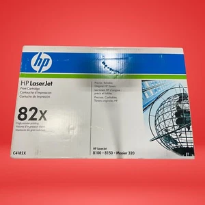 HP 82X C4182X Black Toner Cartridge OEM Sealed LaserJet 8100 8150 20K Yield - Picture 1 of 6