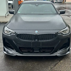 Labio delantero de carbono Flaps labio 3 piezas en juego se adapta a BMW Serie 2 G42 M240i - Imagen 1 de 16