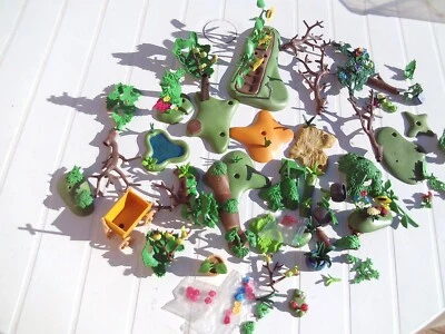 LOT de PLAYMOBIL : VEGETATION , PLAQUES , FRUITS , FLEURS, CHAMPIGNONS - Photo 1/4