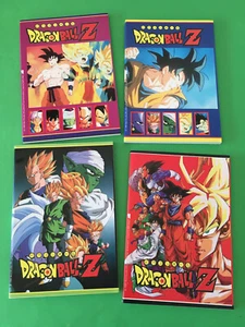 COLLEZIONE VINTAGE DI 4 QUADERNI SCUOLA DRAGON BALL Z ANIMAZIONE TOEI 1989 - Foto 1 di 6