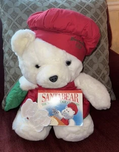 Vintage Dayton Hudson 1991 Baker Santa Bear w/ cookie cutter/book/mitt/chef hat - Picture 1 of 8