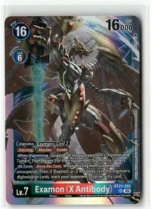 Examon (X Antibody) BT21-052 SR - World Convergence - Digimon TCG NM - Picture 1 of 2