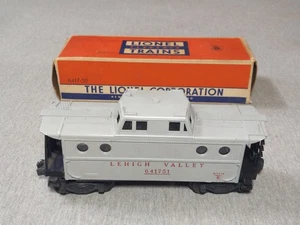 Lionel O 641751 Lehigh Valley Gray Porthole Caboose No.6417-50 Boxed ~ TS - Picture 1 of 10