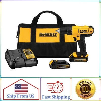 DEWALT DCD771C2 20V Max Taladro Inalámbrico Kit 2 Baterías Cargador Incluido Foto 1 de 4