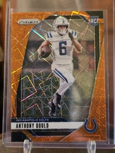 2024 Panini Prizm Football Anthony Gould RC Rookie Orange Lazer #305 Colts - Picture 1 of 2