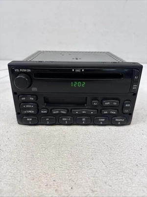 Receptor de radio reproductor de CD Ford F-150 AM FM 2001-2003 OEM YU3F-18C868-AA PROBADO Foto 1 de 4