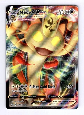 Meowth VMAX - SWSH005 Sword & Shield Promo Cards #SWSH5 Promo Holo NM Pokemon - Image 1 of 2