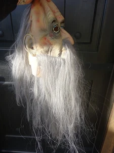 VTG 1996 Paper Magic Group Old Man Long Beard Halloween Mask Wizard Grandpa - Picture 1 of 8