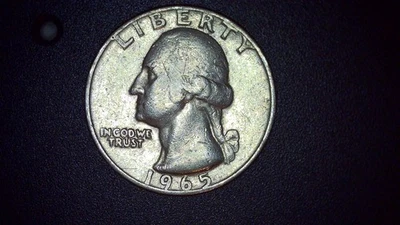 1965 Philadelphia Quarter, LIBERTY on RIM, DDO / DDR Error Coin - see pics - Image 1 of 4