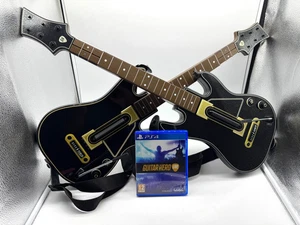 Sony Playstation 4 Ps4 Guitar Hero Live Spiel + 2 Gitarren mit Empfänger Dongle! - Bild 1 von 11