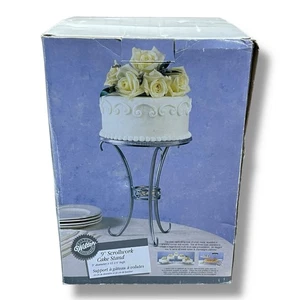 Wilton 9" Scrollwork Kuchenständer Brandneu alter Bestand. - Bild 1 von 4