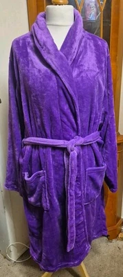 LINEA | Long Purple Gown Robe | Super Soft | Size 20 - 22 with Pockets - Image 1 of 4