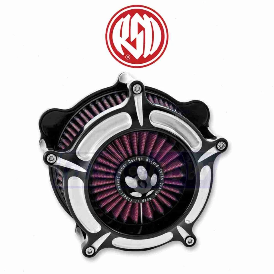 RSD Turbine Air Cleaner for 2002-2006 Harley Davidson FLHRI Road King - Fuel ql Foto 1 de 4