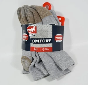 3 Pair NWT Gray Wrangler Workwear Ultimate Comfort Work Socks Size 6-12 - Picture 1 of 2