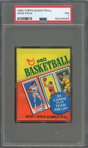 1980/81 Topps Basketball Wax Pack PSA 7 *6596 - Picture 1 of 2