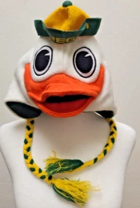 NCAA Oregon Ducks Mascot Winter Ski Laplander Earflap Hat - Picture 1 of 8