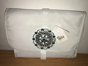 QVC 11"" X 8,5"" FALTBARES MAKE-UP REISETASCHE HÜLLE ORGANIZER: NEU MIT MÄNGELN - Bild 1 von 9