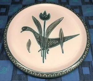 Seltener Durtal Teller Yvon Roy Vallauris Vintage H 2 D 24 cm N10 - Bild 1 von 10