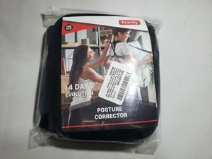 Ecardy - Adjustable Posture Corrector - Men/Women - Black (NEW)  ONE SIZE - Picture 1 of 2