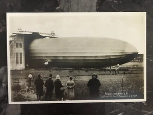 1930 Germany Graf Zeppelin on Ground RPPC Postcard Cover LZ 127 to Switzerland - Picture 1 of 2