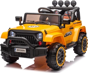 Macchina Elettrica per Bambini 12V Fuoristrada off Road Con Sedile in Pelle Tapp - Foto 1 di 12