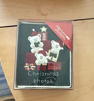 Álbum de fotos de Navidad “BRIGHT FUTURE” 80 4x6 fotos tapa blanda osos BONO EXTRA Foto 1 de 3