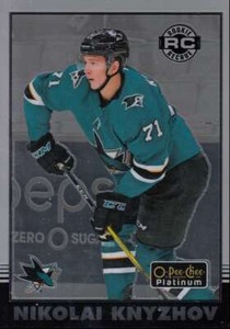 2020-21 O-Pee-Chee Platinum Retro Rookies Nikolai Knyzhov San Jose Sharks #R-69
