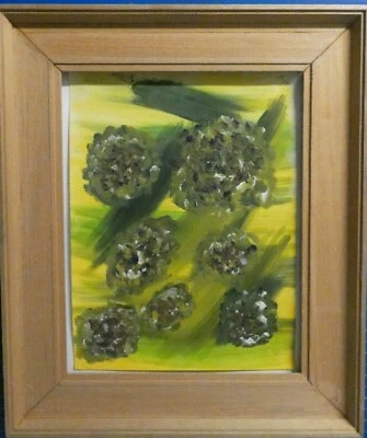 Unbekannter Künstler Aquarell Kuhfladen 37x44cm G-7293 - Bild 1 von 4