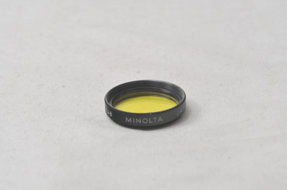 @ SakuraDo @ Excellent & Rare! @ Minolta Y48 Yellow F25.5NA 25.5mm Lens Filter - Image 1 of 4