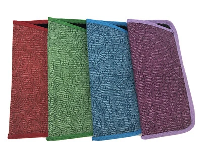 NUEVO Estuche de gafas suaves sin cordones florales y vid multicolores con ribete para mujer Cantidad 4 Foto 1 de 4