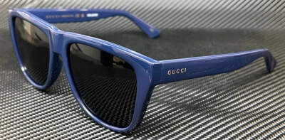 GUCCI GG1345S 004 Blue Grey Men's 57 mm Medium Sunglasses - Image 1 of 4