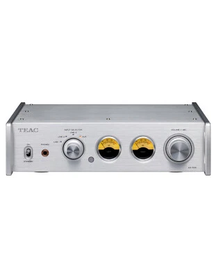 TEAC AX-505-S Stereo Amplificatore (Kopfhörerverstärkerschaltung) Argento - Immagine 1 di 4
